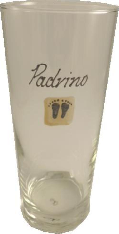 Padrino vaso de pinta - Godfather Pint Glass (Feet)