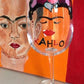 Frida Kahlo Wine Glass