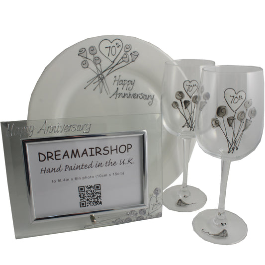 70th Wedding Anniversary Luxury Gift Set 
