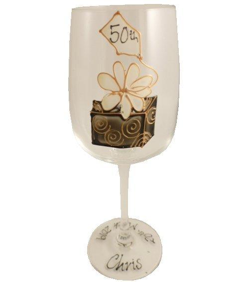 Personalised 30th Birthday Wine Glass Bday Glass