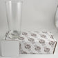 Personalised Godfather Glass & Coaster: Gift Set (Feet)