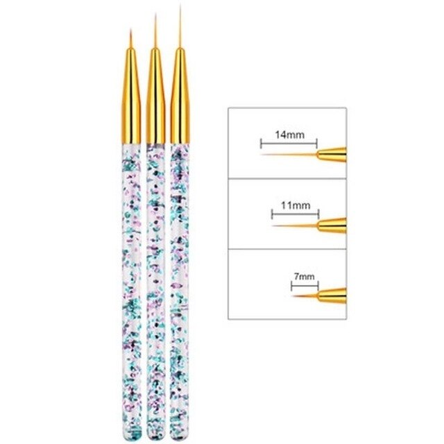 3pcs Nail Brush