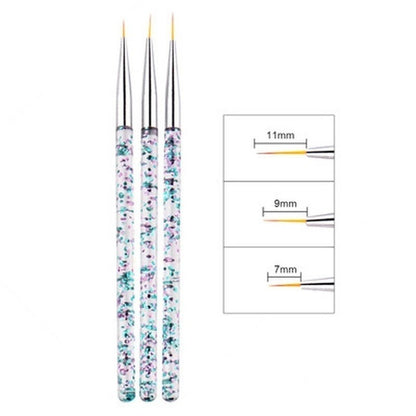 3pcs Nail Brush