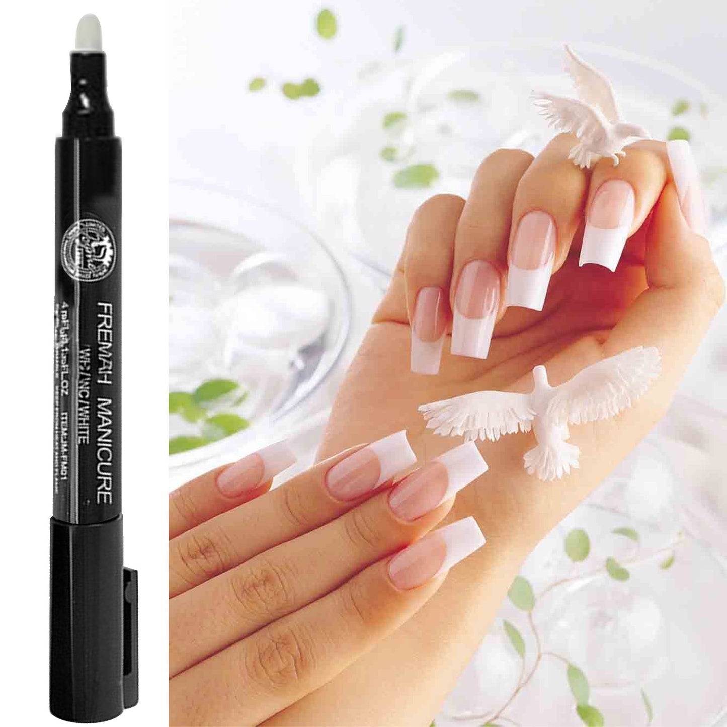 DIY White French Manicure Nail Polish Pen Nail Art Decoration Painting Pen Tools