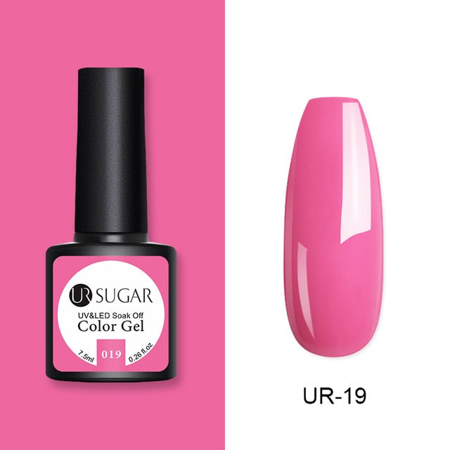 UR SUGAR 7.5ml Rose Gold Cat Eye Nail Gel Polish Glitter Magnetic UV Gel Varnish Semi Permanent Soak Off Nail Art Gel varnish