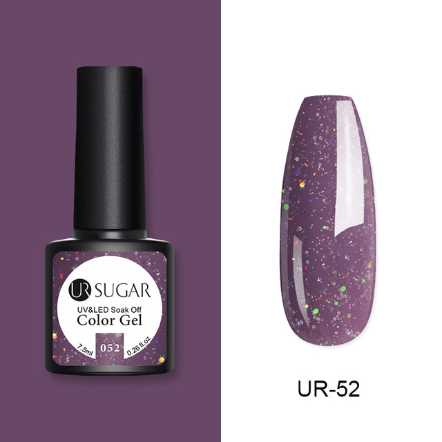 UR SUGAR 7.5ml Rose Gold Cat Eye Nail Gel Polish Glitter Magnetic UV Gel Varnish Semi Permanent Soak Off Nail Art Gel varnish