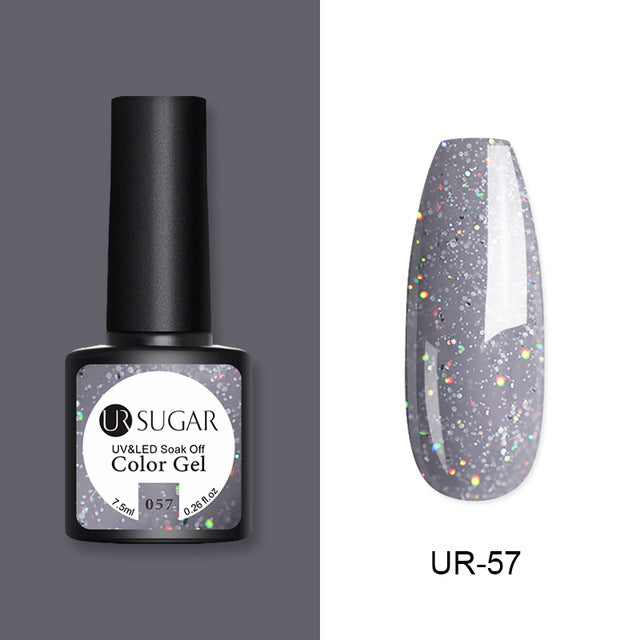 UR SUGAR 7.5ml Rose Gold Cat Eye Nail Gel Polish Glitter Magnetic UV Gel Varnish Semi Permanent Soak Off Nail Art Gel varnish