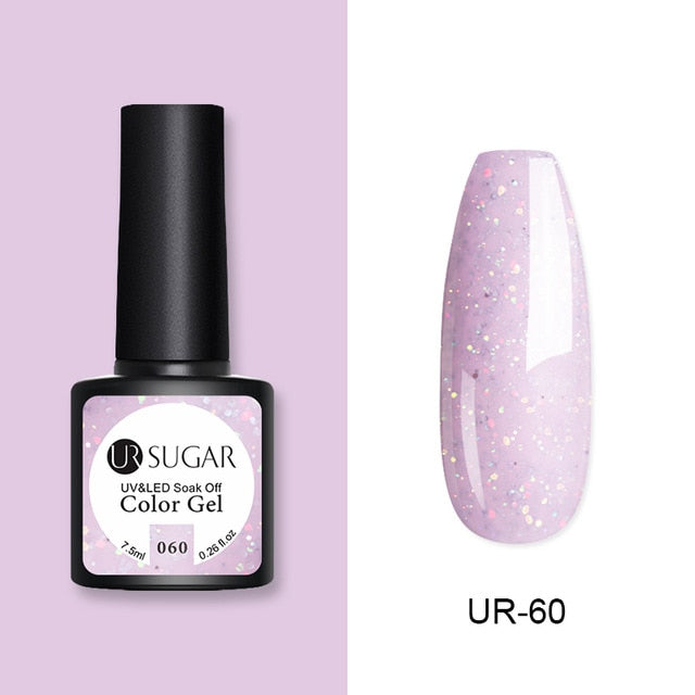 UR SUGAR 7.5ml Rose Gold Cat Eye Nail Gel Polish Glitter Magnetic UV Gel Varnish Semi Permanent Soak Off Nail Art Gel varnish