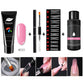Limegirl 15ml/4pcs Poly Gel Set Quick Building Gel for Nail Extensions Poly Gel Kit Nail Art for Nail Extensions Slip Solution