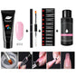 Limegirl 15ml/4pcs Poly Gel Set Quick Building Gel for Nail Extensions Poly Gel Kit Nail Art for Nail Extensions Slip Solution