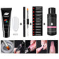 Limegirl 15ml/4pcs Poly Gel Set Quick Building Gel for Nail Extensions Poly Gel Kit Nail Art for Nail Extensions Slip Solution