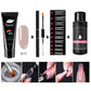 Limegirl 15ml/4pcs Poly Gel Set Quick Building Gel for Nail Extensions Poly Gel Kit Nail Art for Nail Extensions Slip Solution