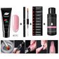 Limegirl 15ml/4pcs Poly Gel Set Quick Building Gel for Nail Extensions Poly Gel Kit Nail Art for Nail Extensions Slip Solution