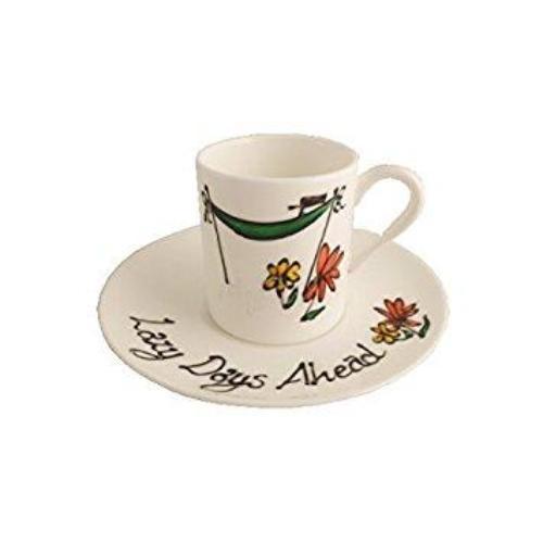 Retirement China Espresso Cup/Saucer: