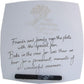 Personalised 30th Wedding Anniversary Plate Square Flower