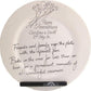 Personalised 25th Wedding Anniversary Plate Round Flower