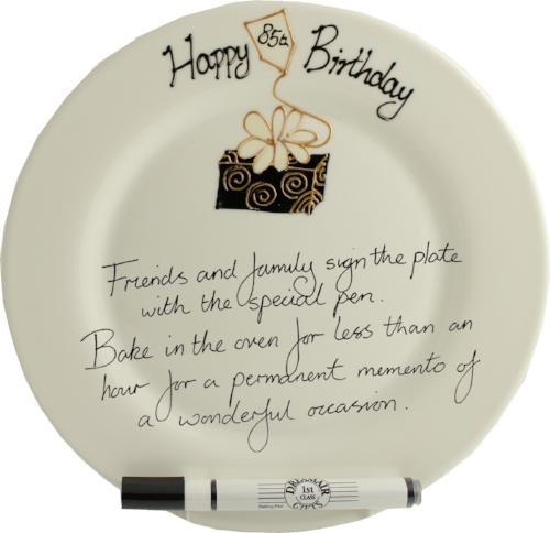 85th Birthday Gift Square Plate Box