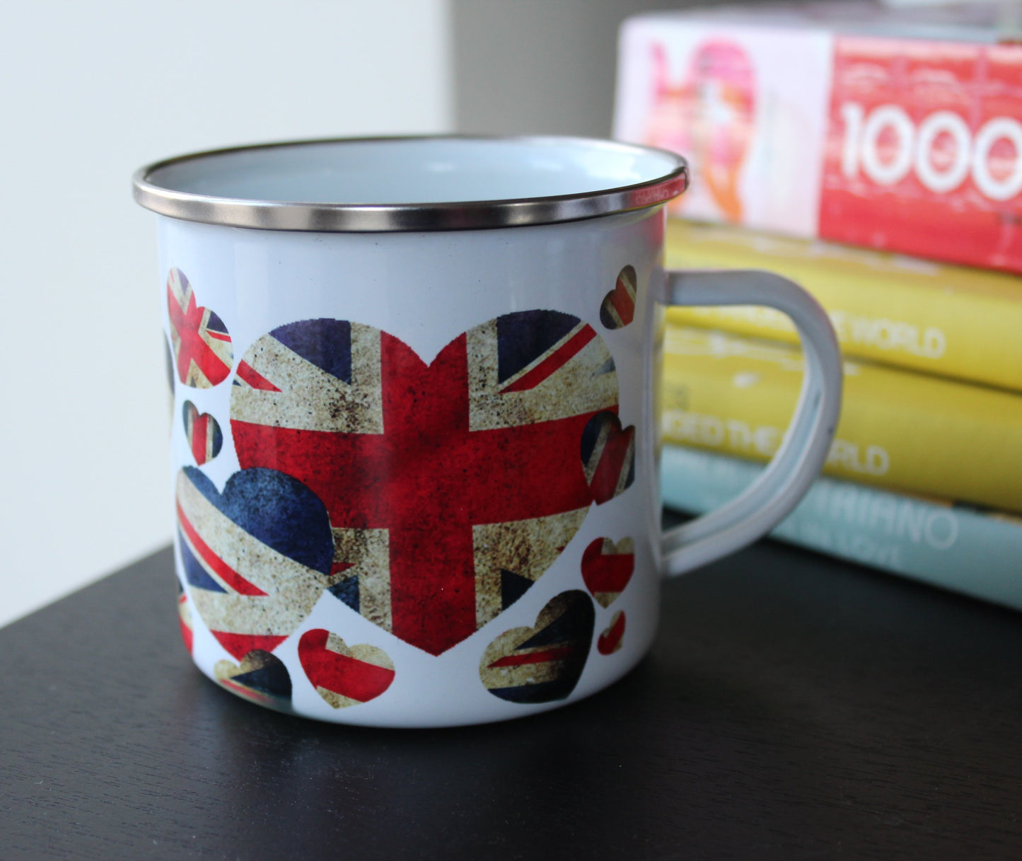 Union Jack Flag Gift Enamel Mug