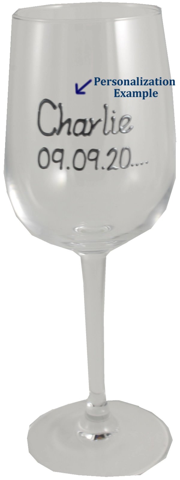Special Godmother Gift Wine Glass: (Mag/Teal)